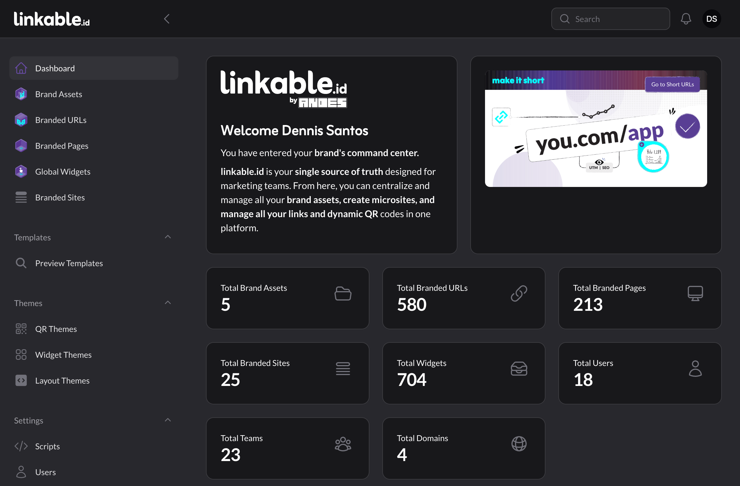 Real application screenshot